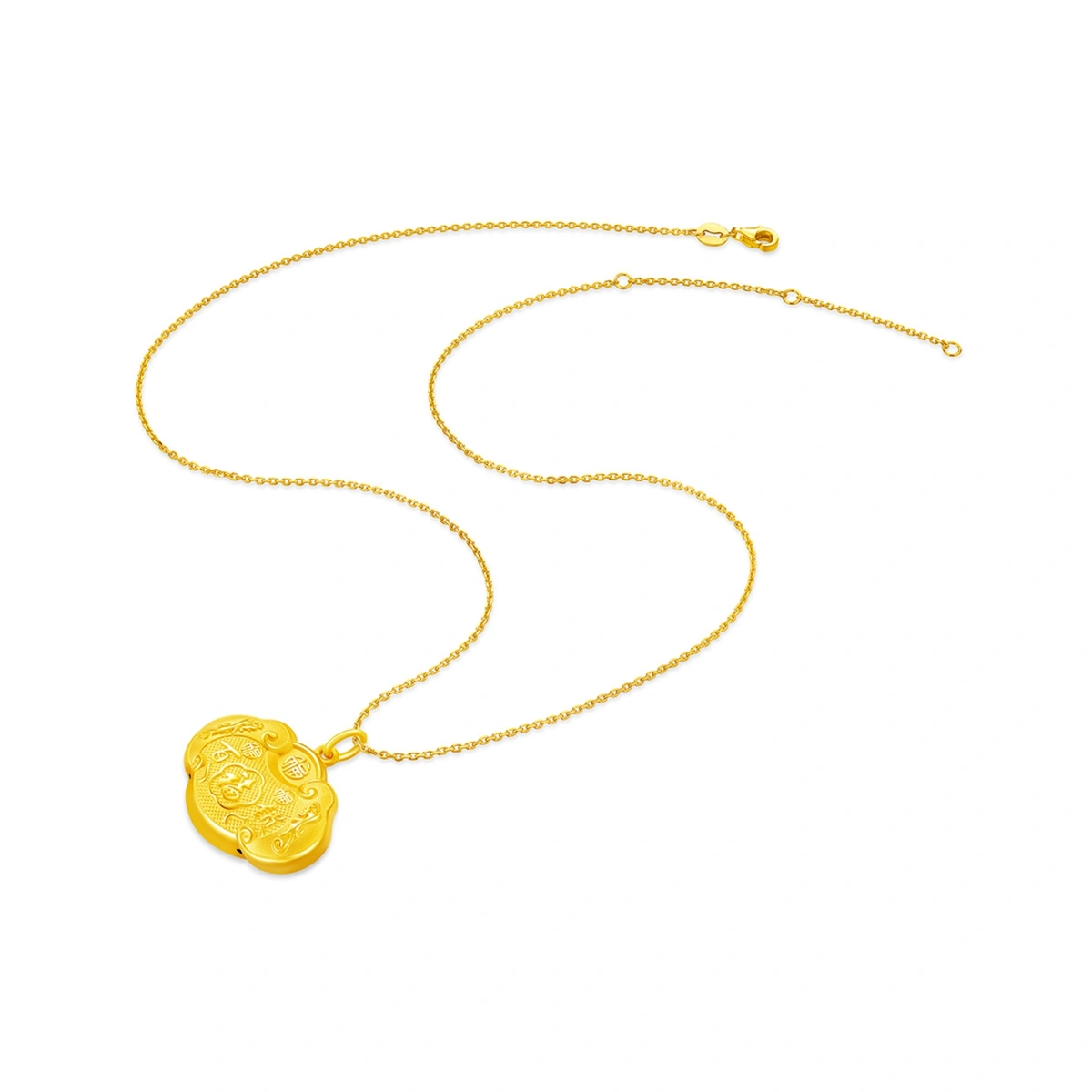 999.9 Gold pendant