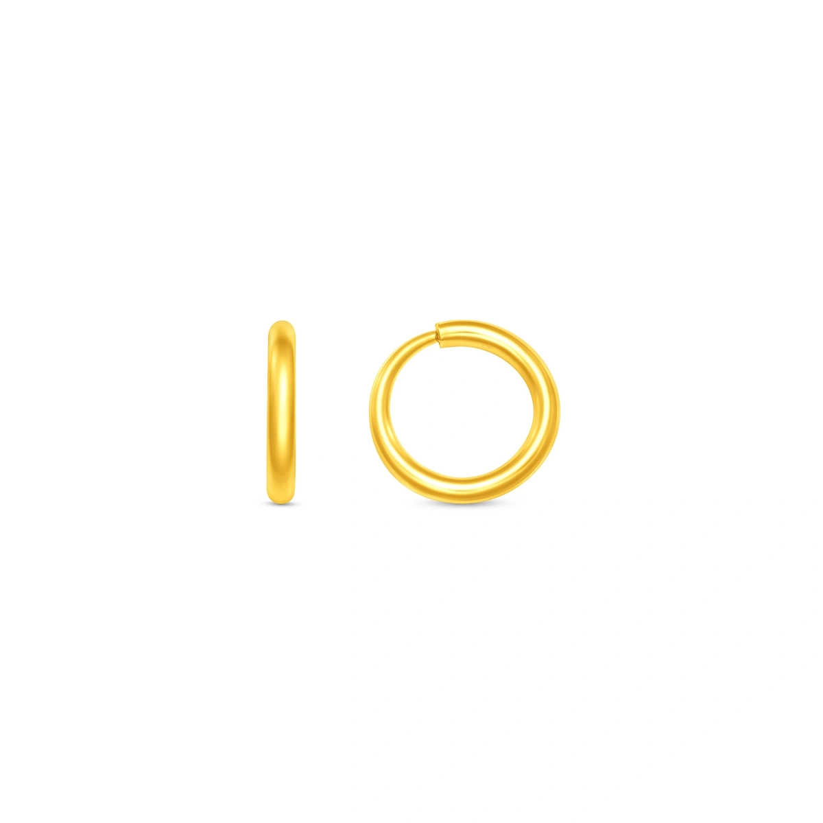 999 Gold earrings