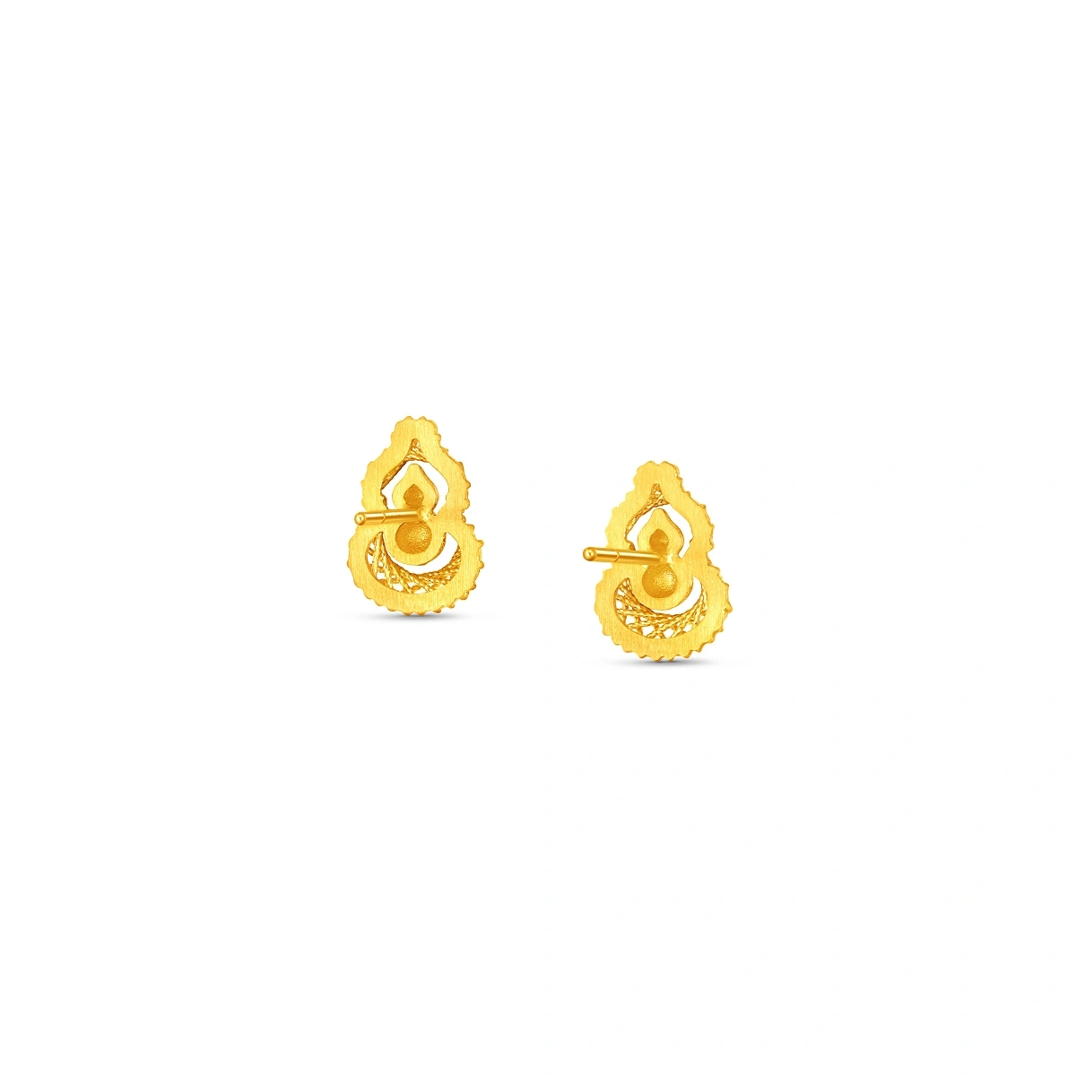 Gourd 999 Gold earrings