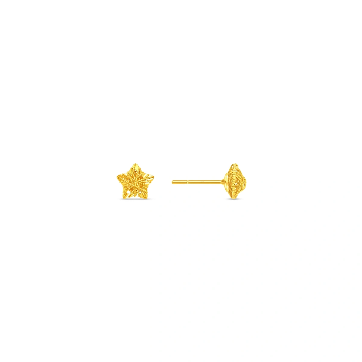 Dazzling Star 999 Gold earrings