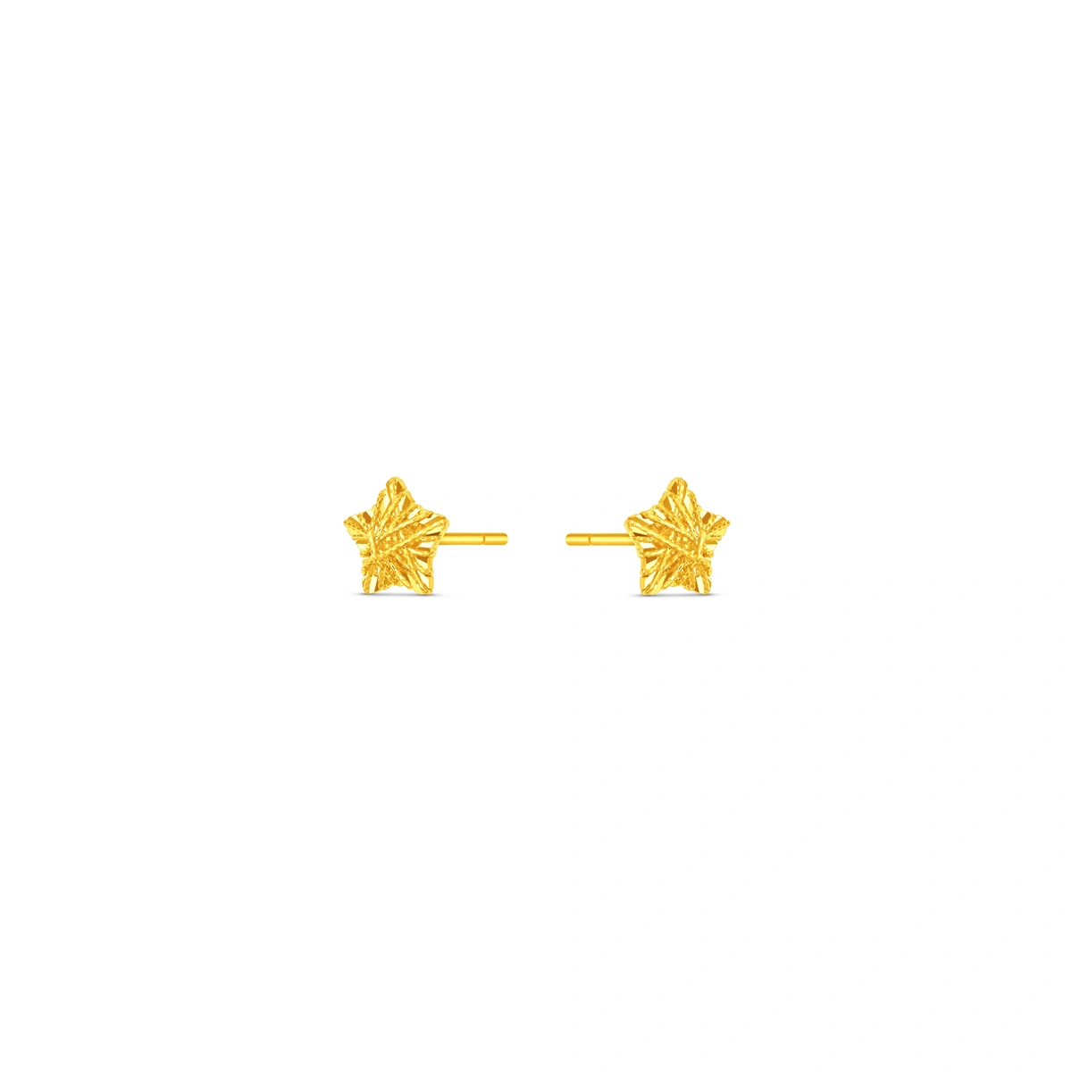 Dazzling Star 999 Gold earrings