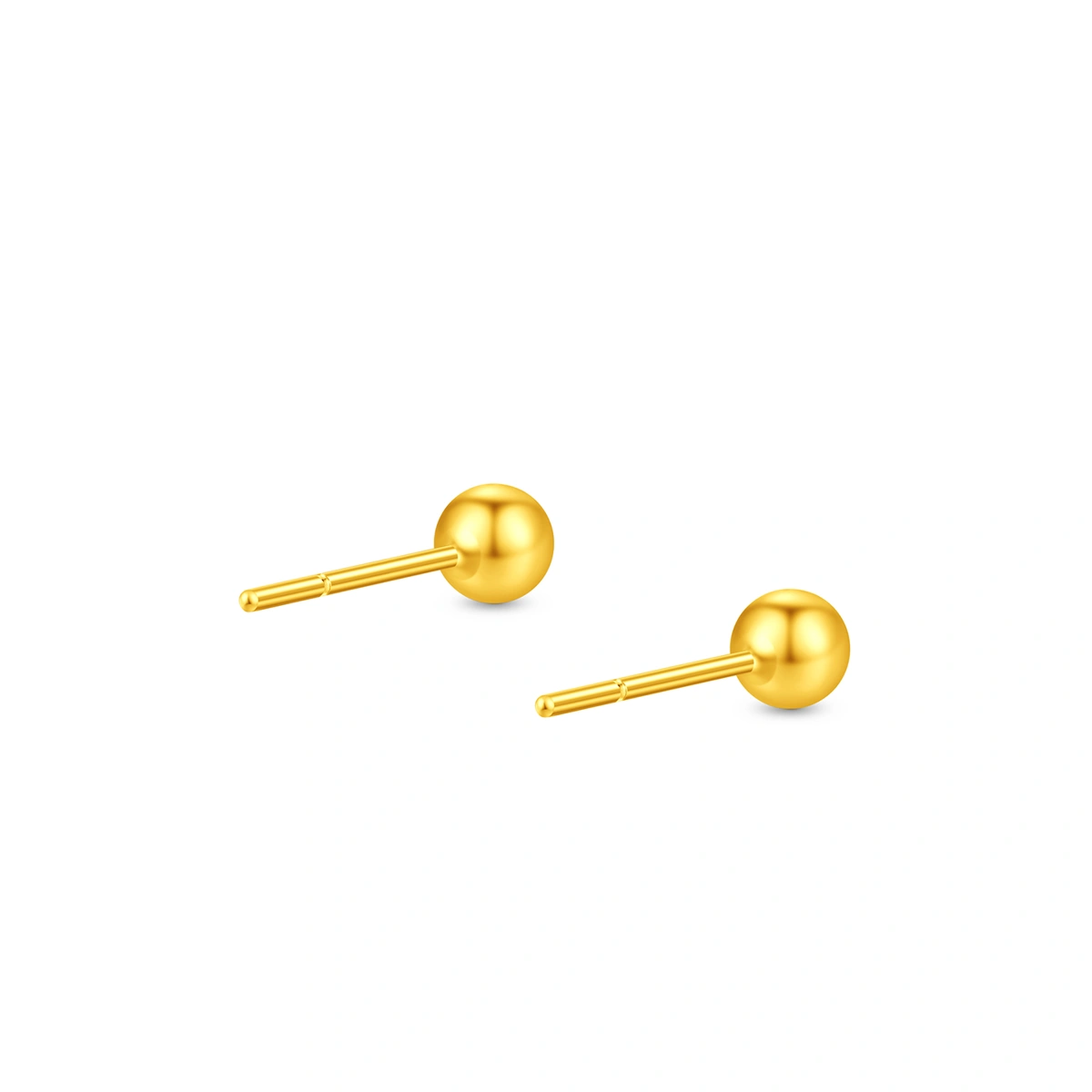 Little Gold Bead 999.9 Gold earrings