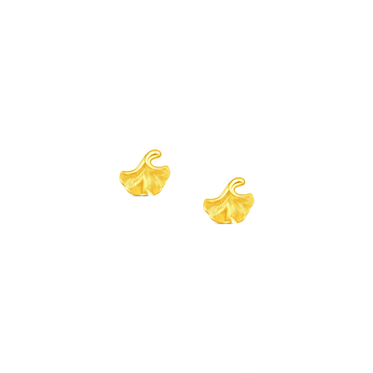 Ginkgo Leaf 999 Gold earrings