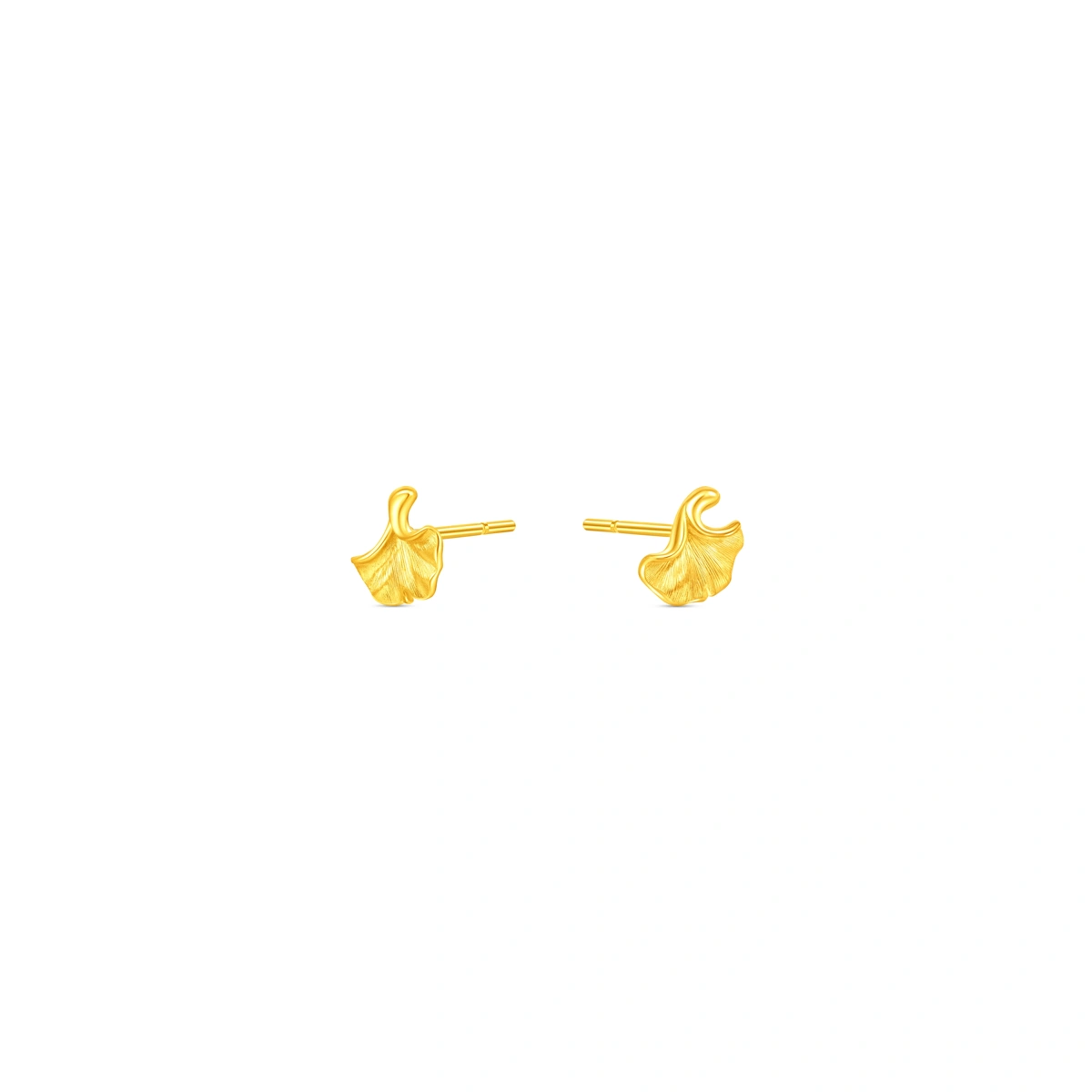 Ginkgo Leaf 999 Gold earrings