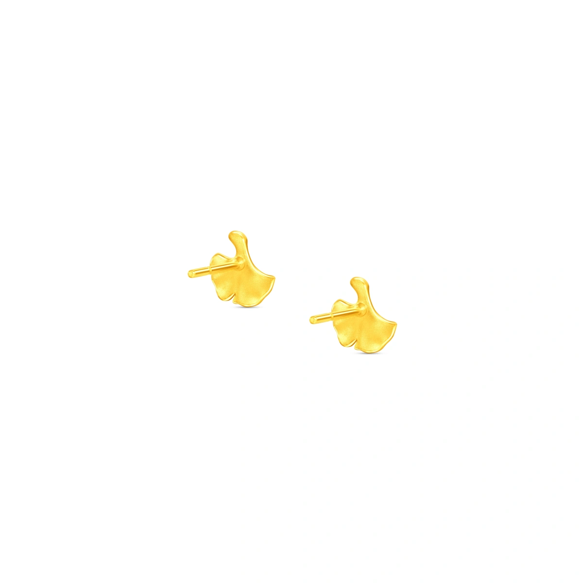 Ginkgo Leaf 999 Gold earrings