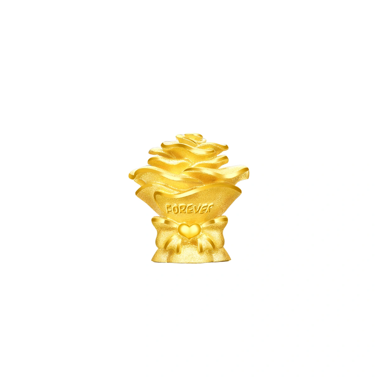 玫瑰花999.9黃金擺件