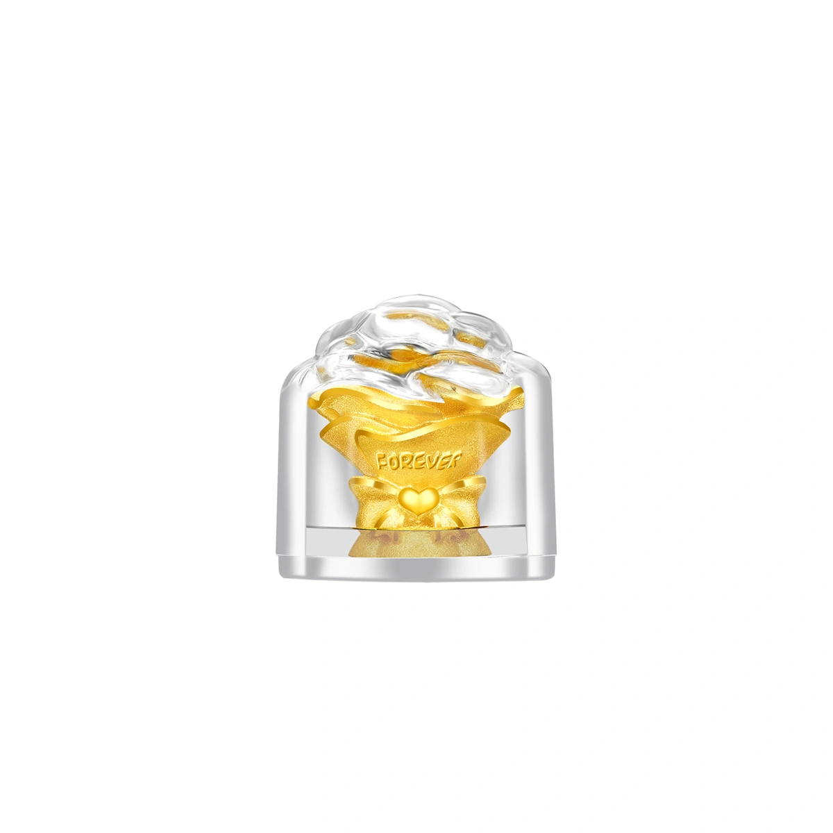 玫瑰花999.9黃金擺件