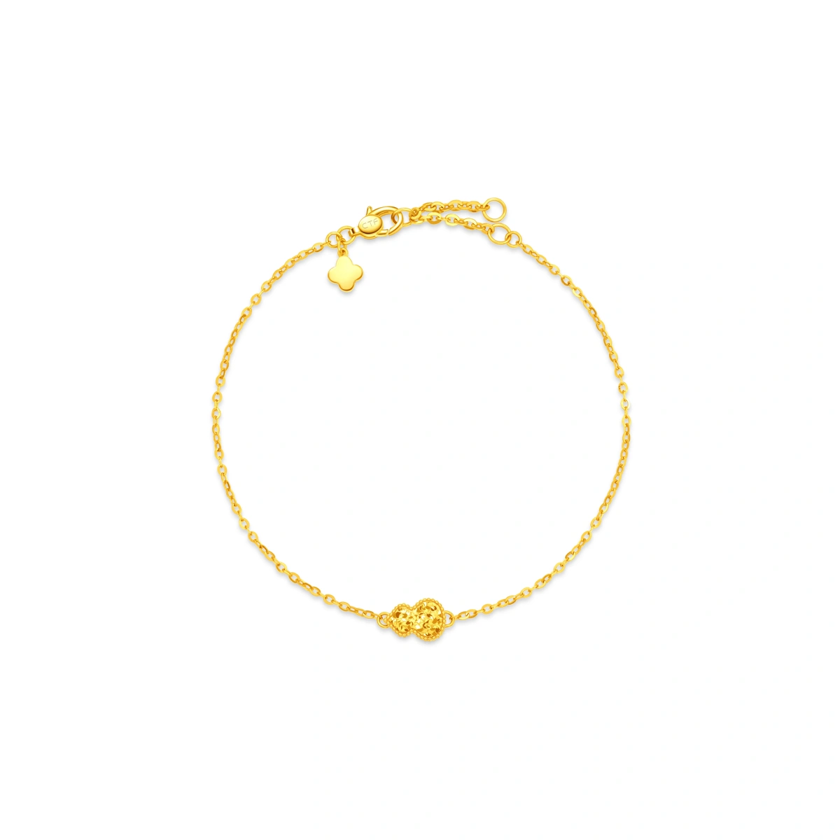 Sparkling Gourd 999 Gold bracelet
