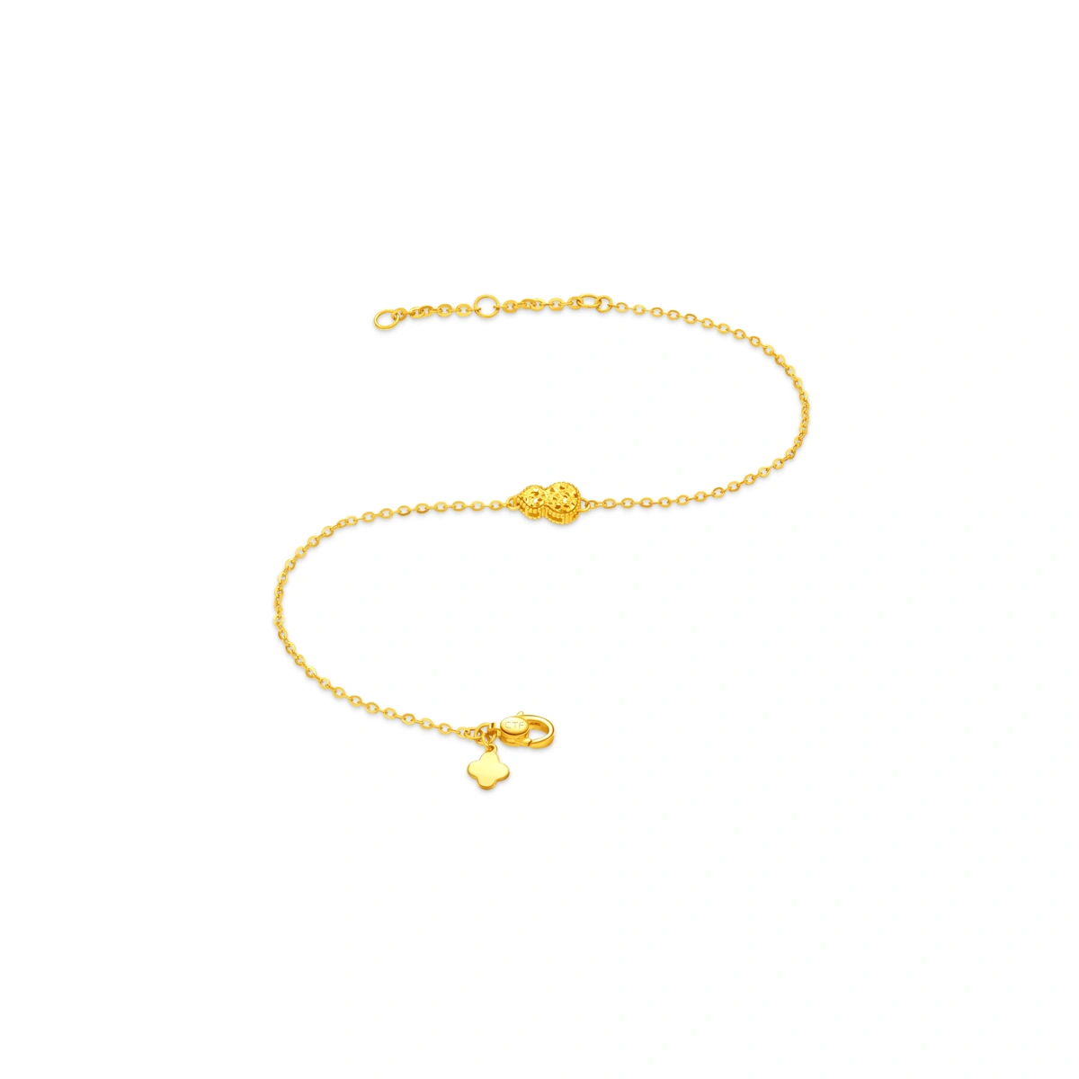 Sparkling Gourd 999 Gold bracelet