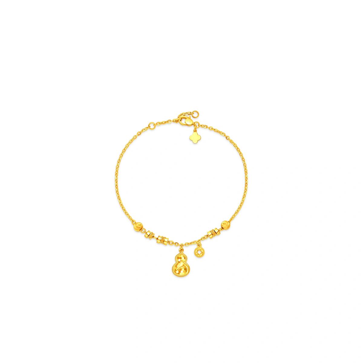 Gourd Bring Wealth 999 Gold bracelet