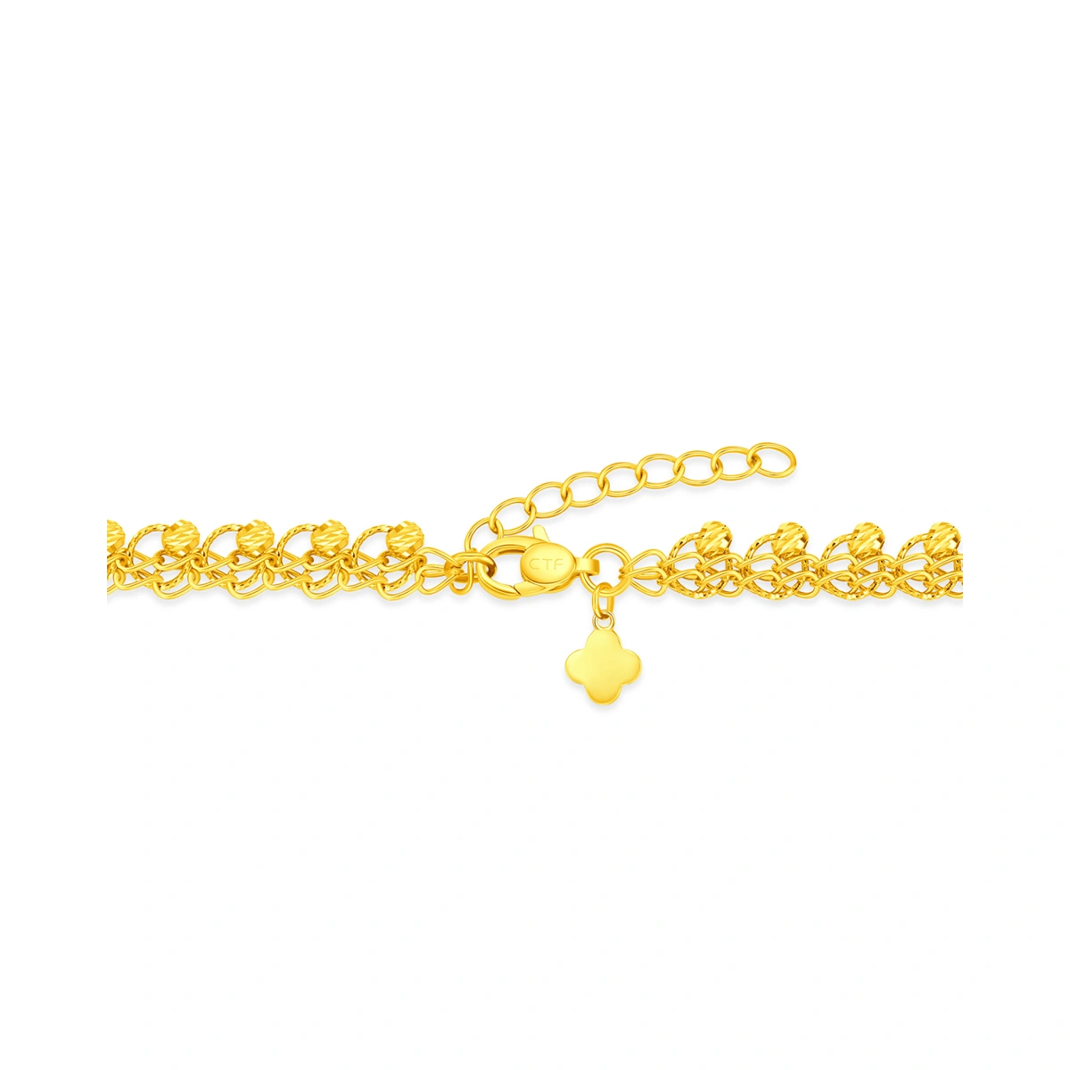 碎碎金星星爆閃捕夢星999足金手鏈