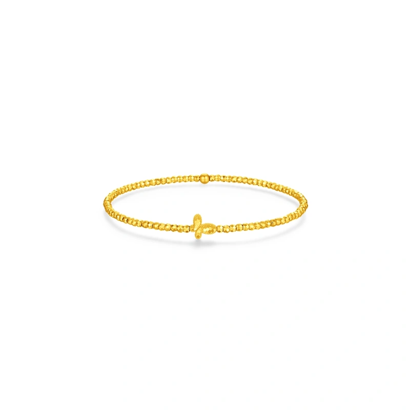 Sparkling Butterfly 999 Gold bracelet