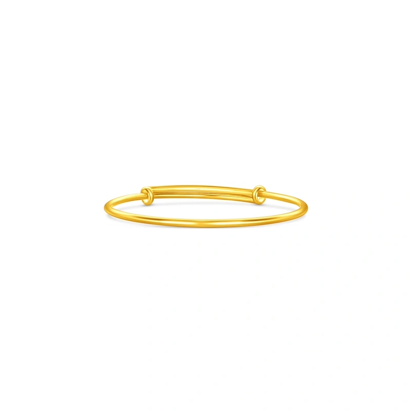 Plain Band 999 Gold Baby bangle