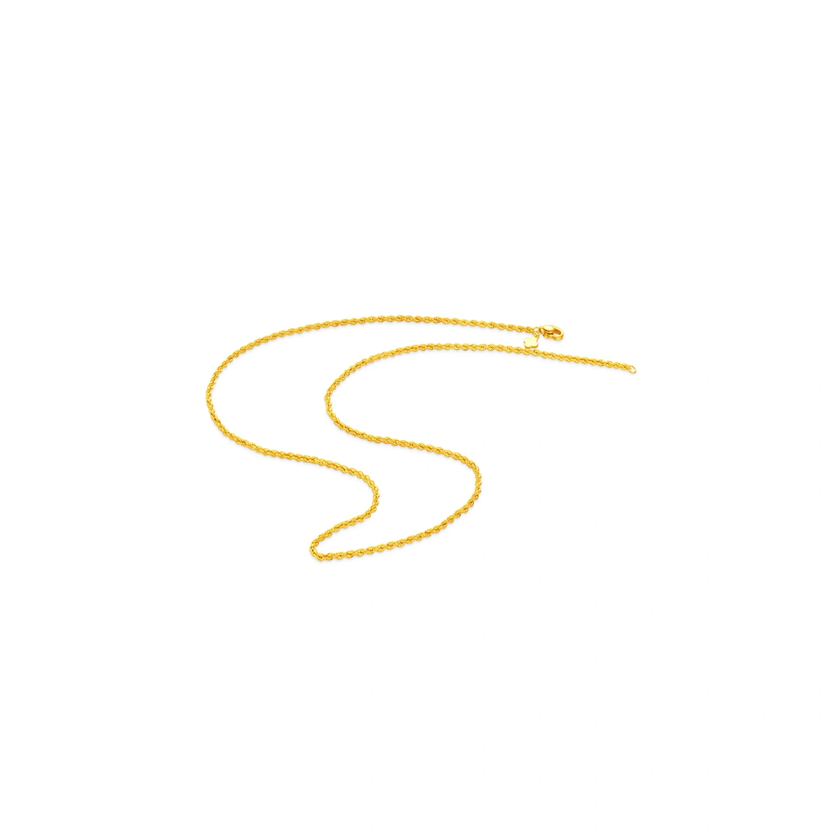 Classic Versatile Rope 999 Gold necklace