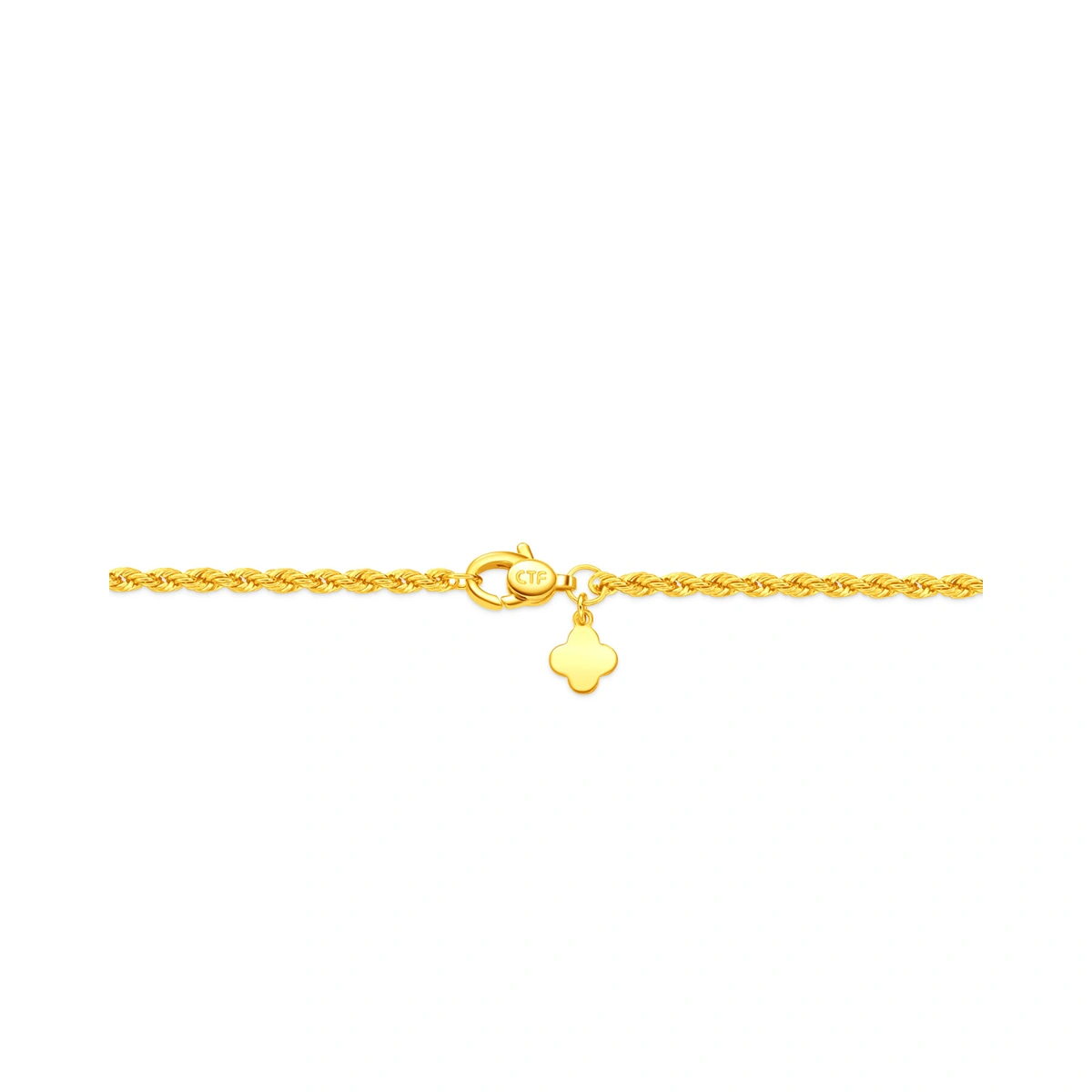 Classic Versatile Rope 999 Gold necklace