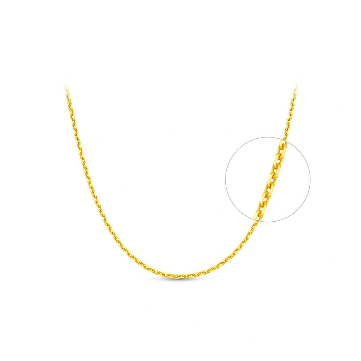 Cross-Chain 999 Gold necklace