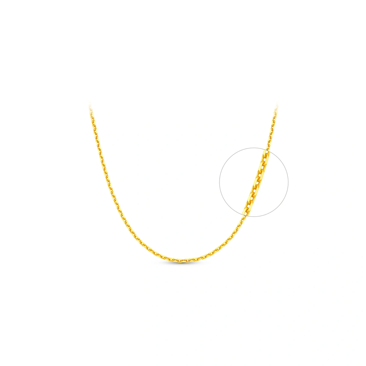 Cross-Chain 999 Gold necklace