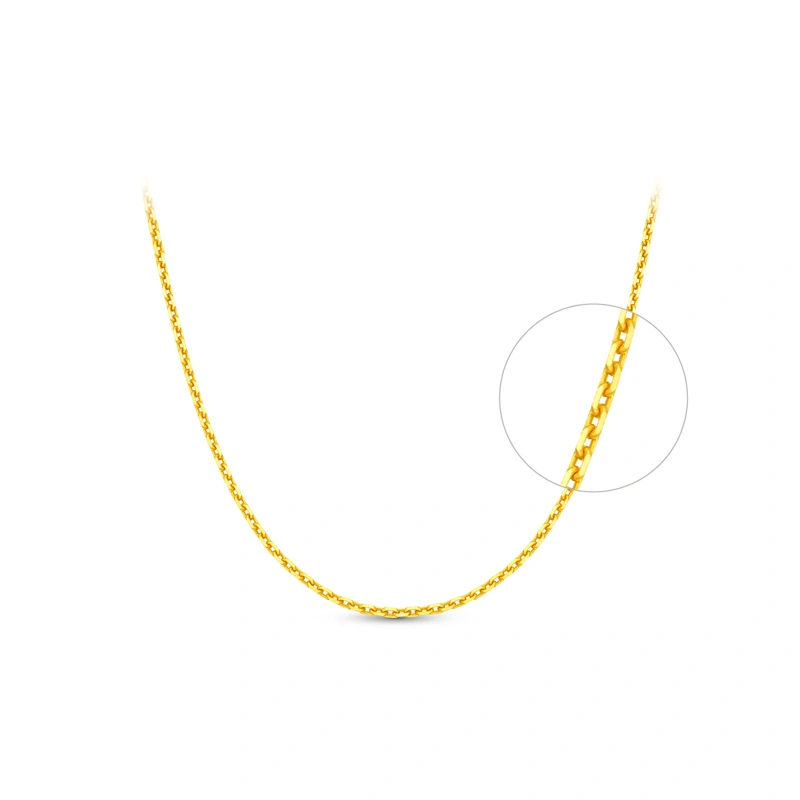 Cross-Chain 999 Gold necklace