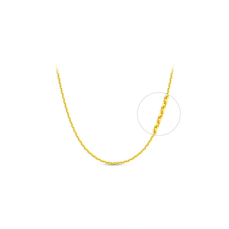 Cross-Chain 999 Gold necklace