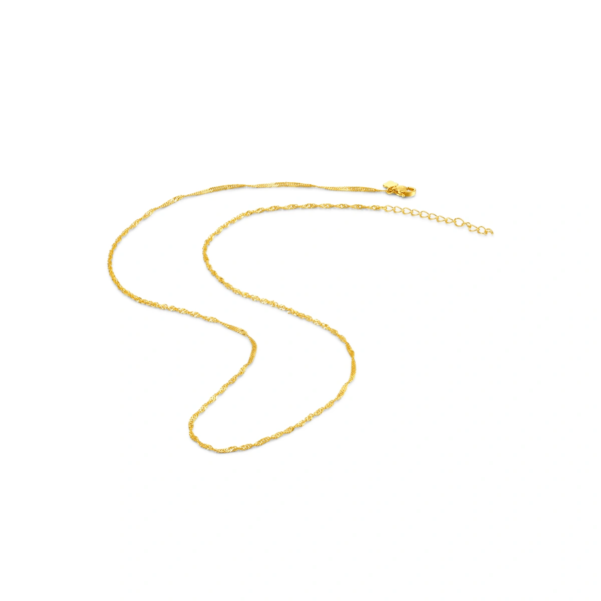 Sparkling Water-Wave 999 Gold chain