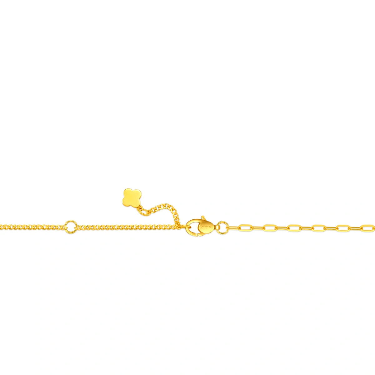 Sparkling Heart Shaped 999 Gold necklace