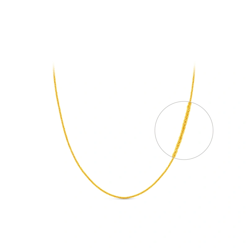 999 Gold Spiga necklace