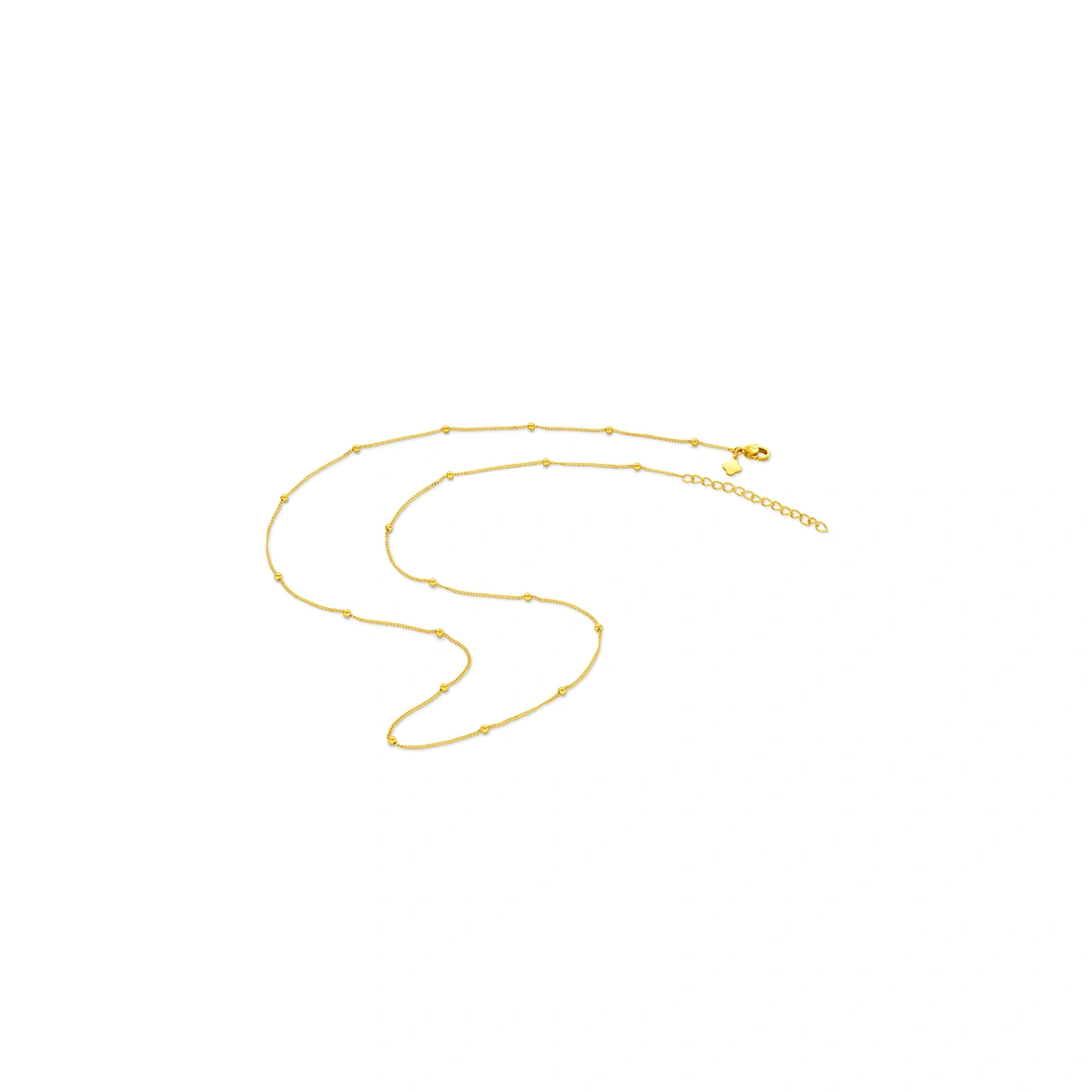 滿天星光珠999足金頸鏈