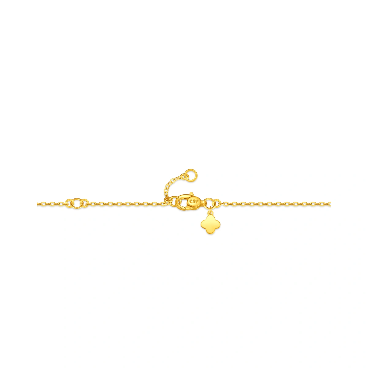 Sparkling Good Fortune Peanut 999 Gold necklace