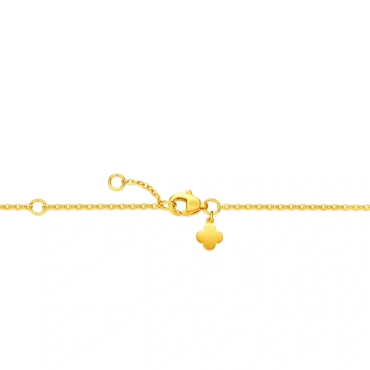 Sparkling Five-Motif Gourd 999 Gold necklace