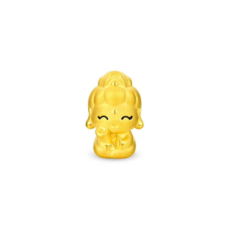 999 Gold charm