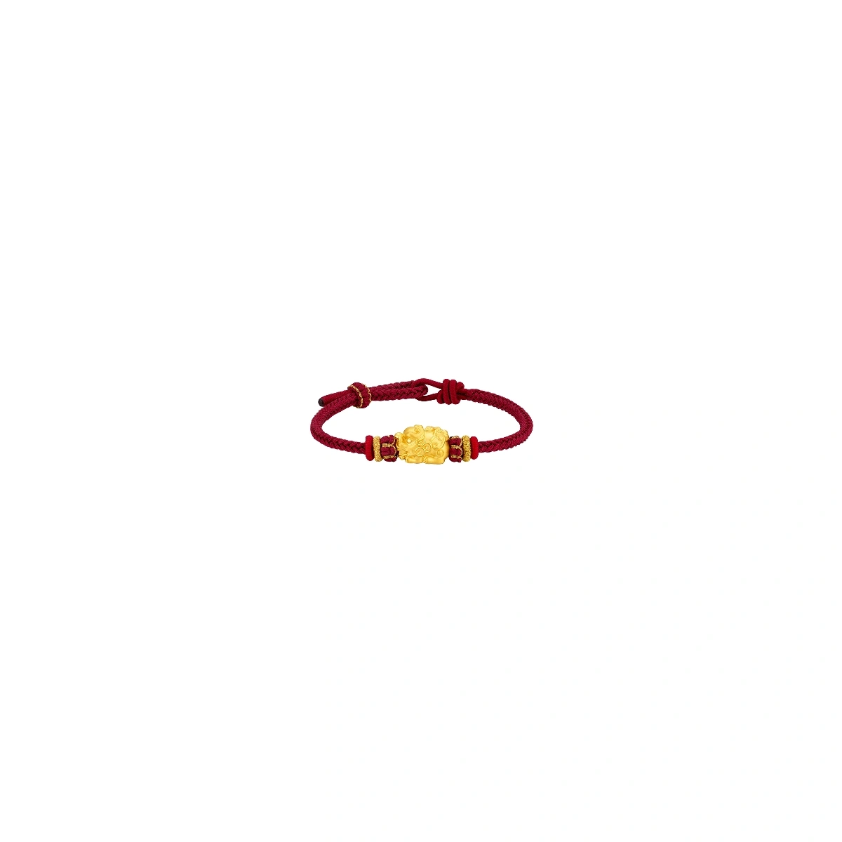 Pixiu 999 Gold pendant  (with Handwoven String)