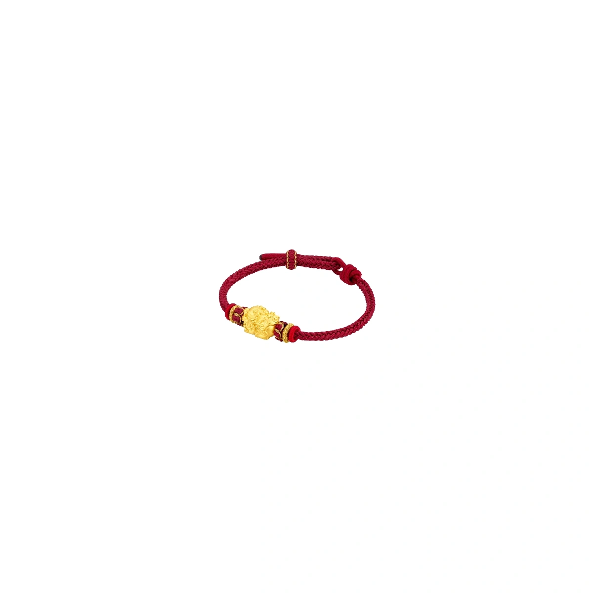 Pixiu 999 Gold pendant  (with Handwoven String)