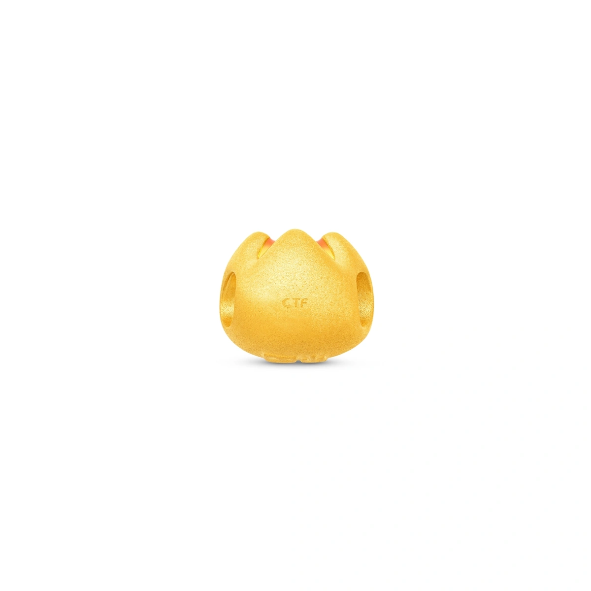 Smiling Char Siu Bun 999 Gold charm