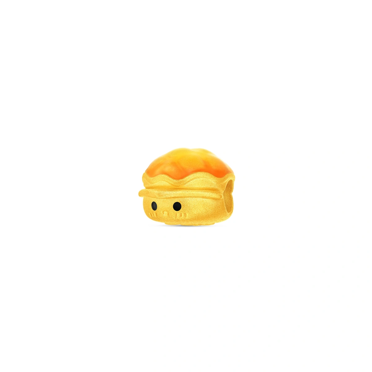 嘟嘴菠蘿包999足金串飾