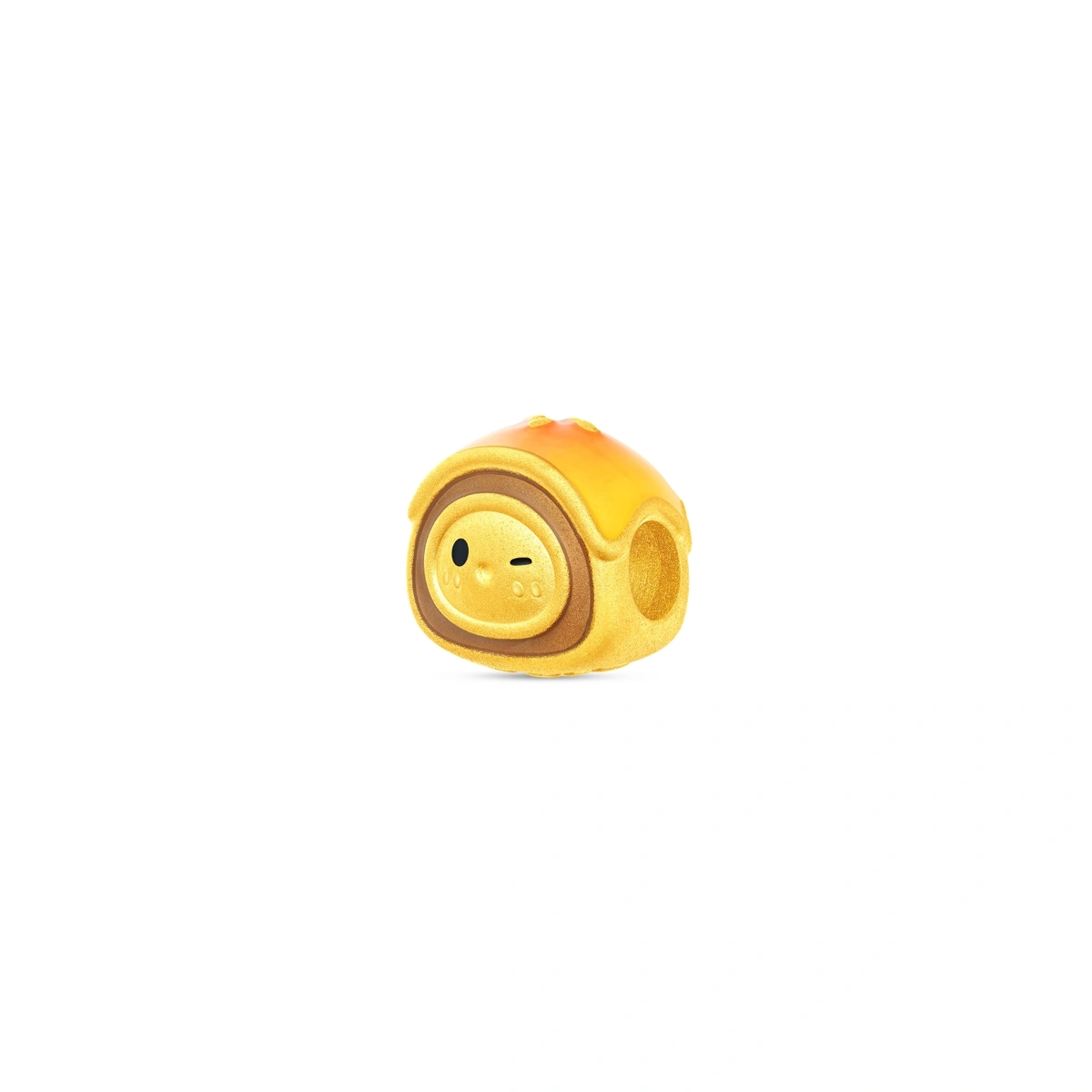 Winking Egg Yolk Pastry 999 Gold charm