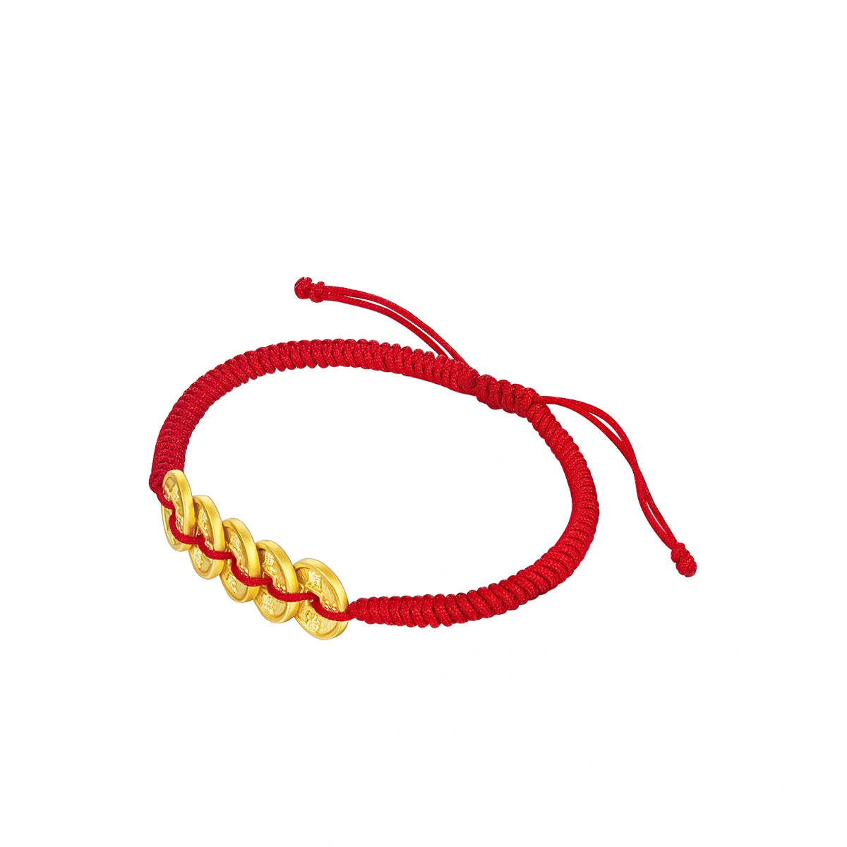 Five Emperor Coins 999 Gold bracelet