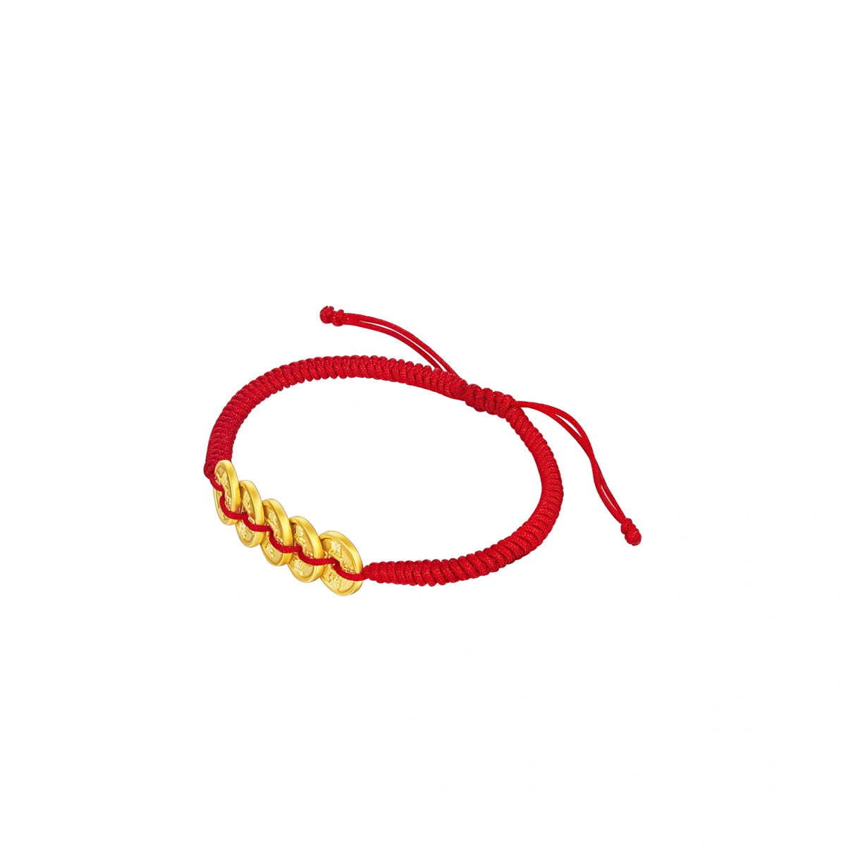 Five Emperor Coins 999 Gold bracelet
