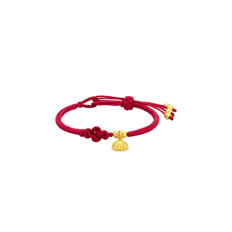 Lotus Seed Gold Bead 999 Gold bracelet