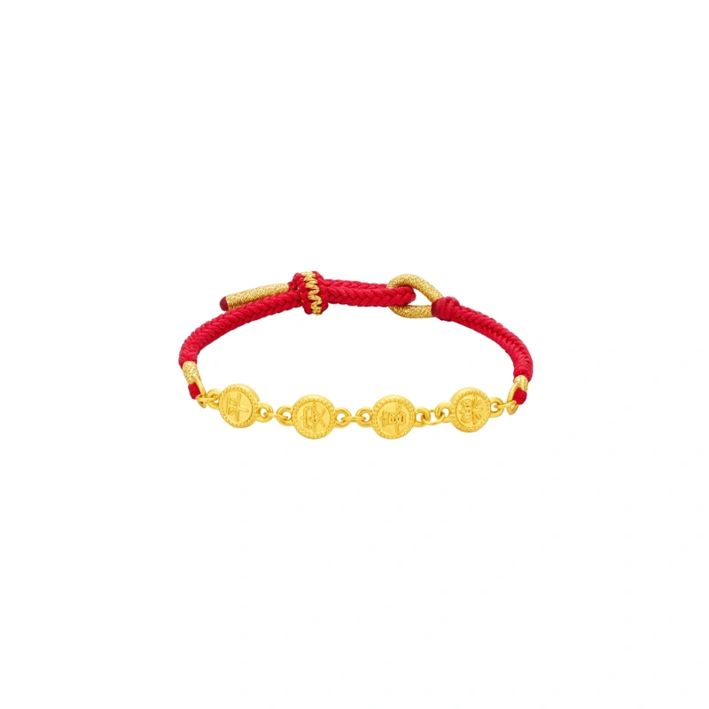 Peace and Joy 999 Gold bracelet
