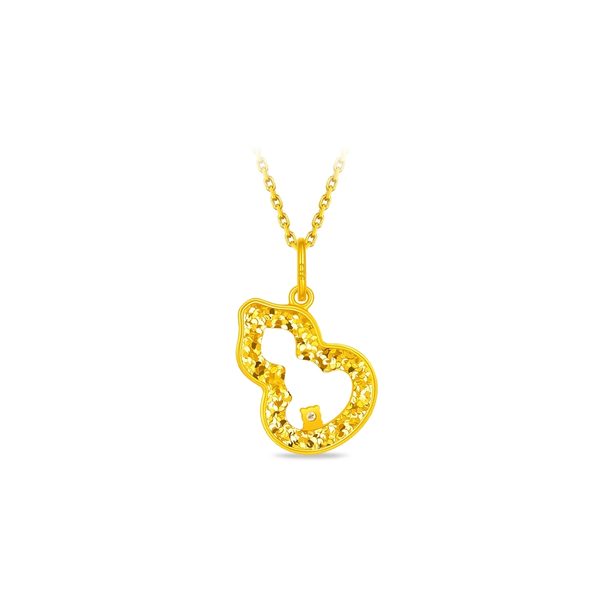 Gourd 999 Gold Diamond pendant