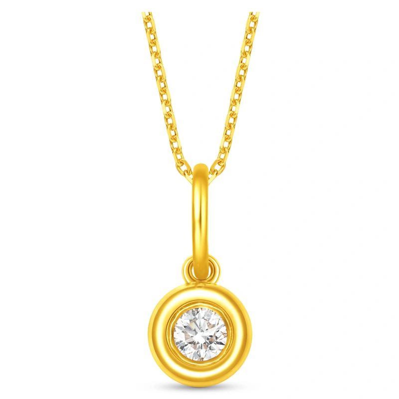 999 Gold pendant