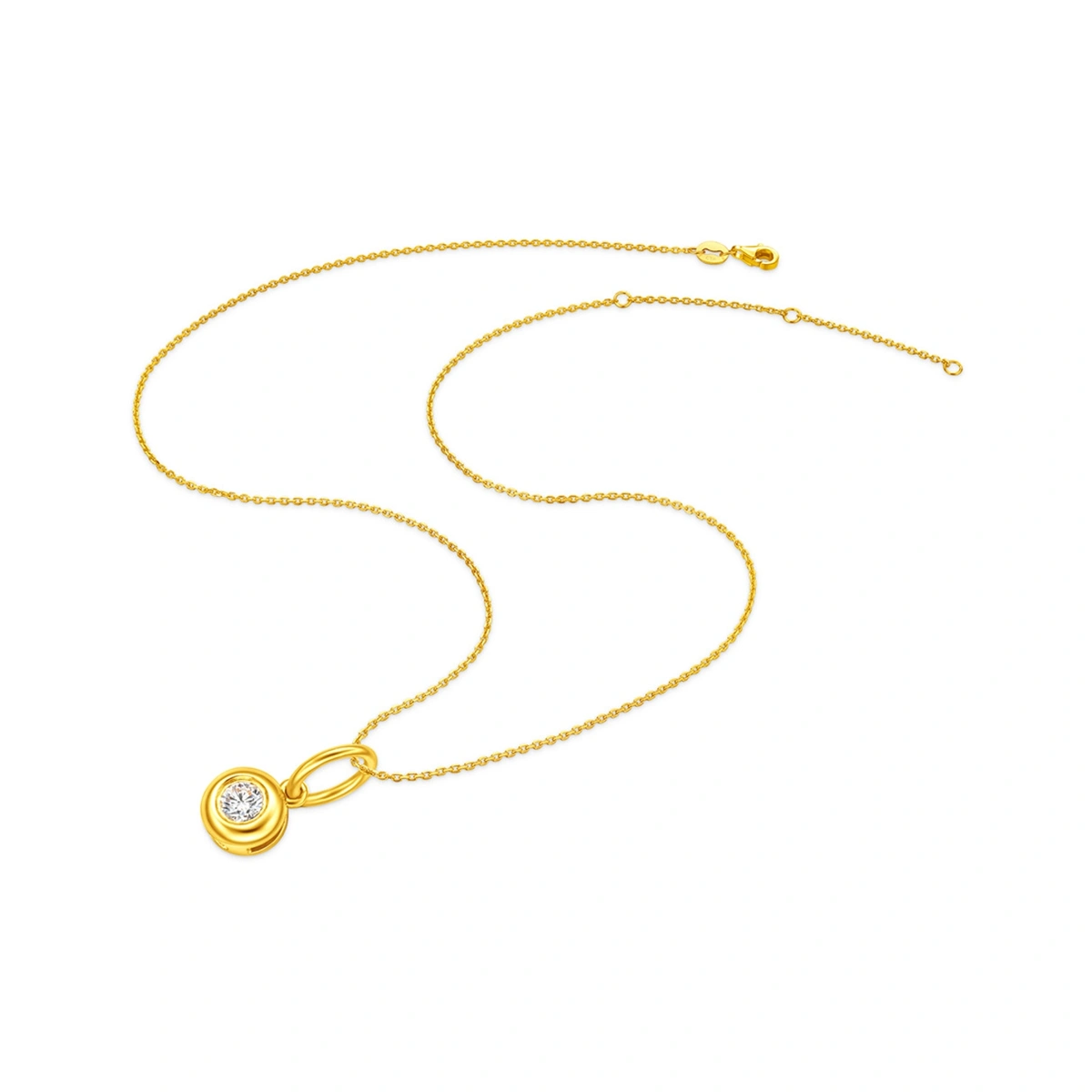 999 Gold pendant