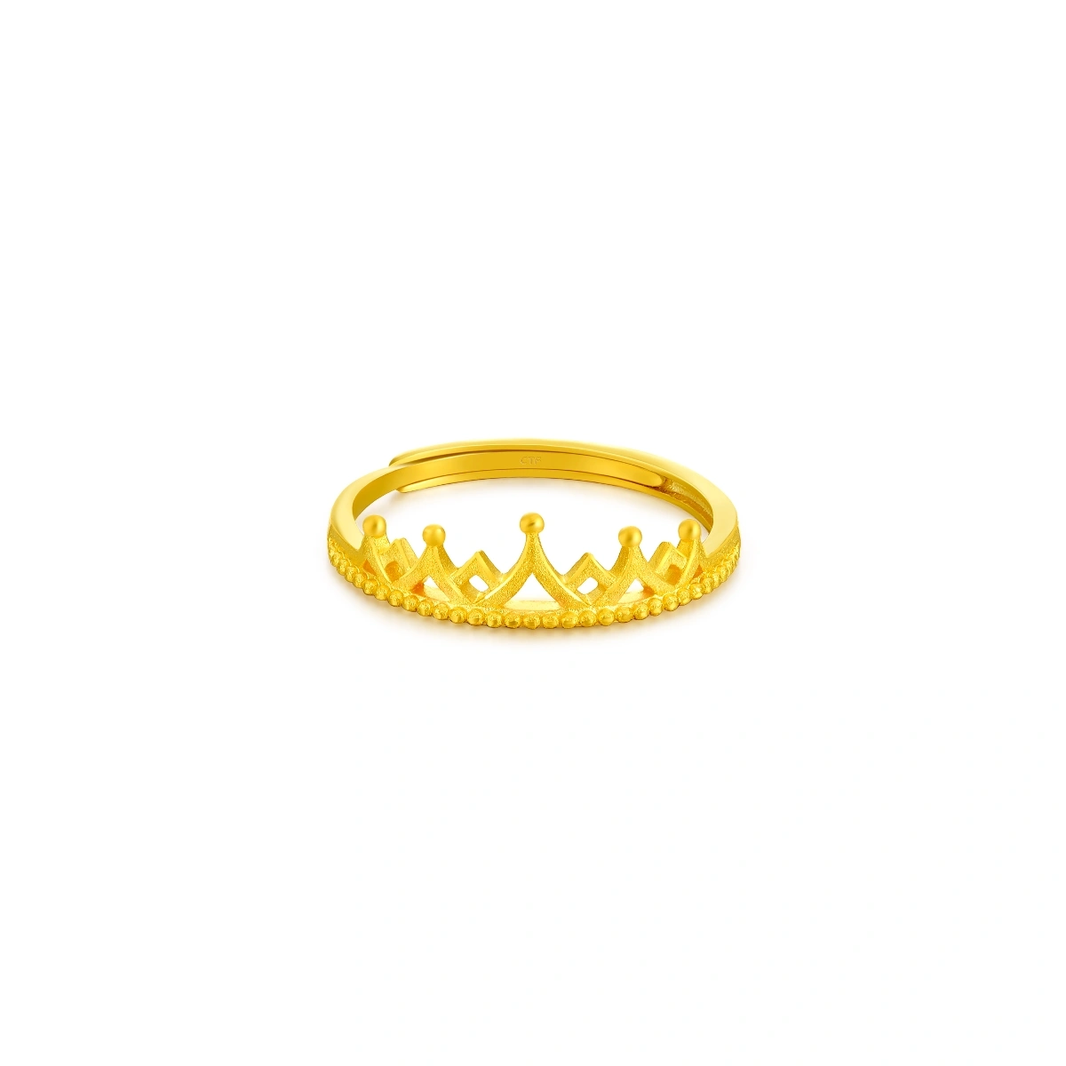 Crown 999.9 Gold ring