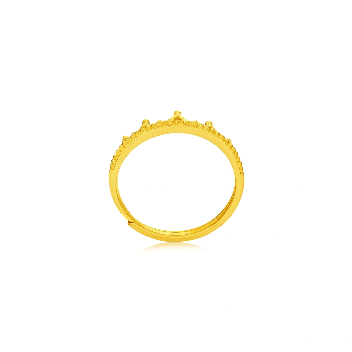 Crown 999.9 Gold ring