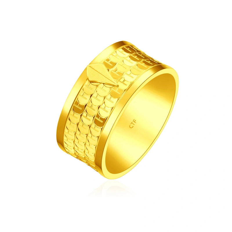 999.9 Gold ring