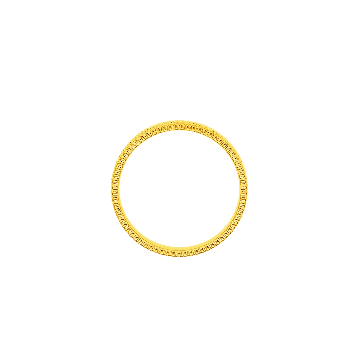 條紋波紋戒999足金戒指