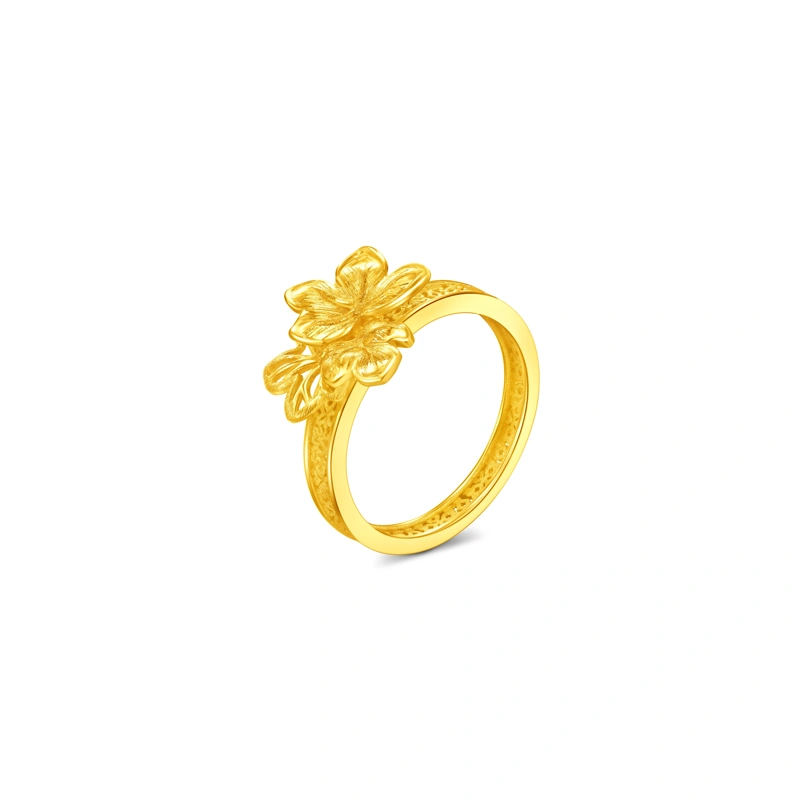 999.9 Gold ring
