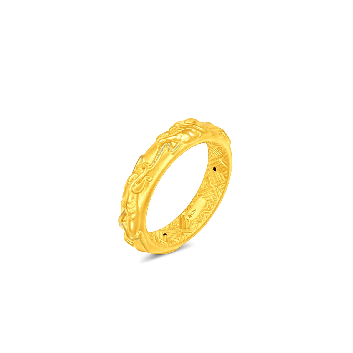 999足金龍鳳戒指