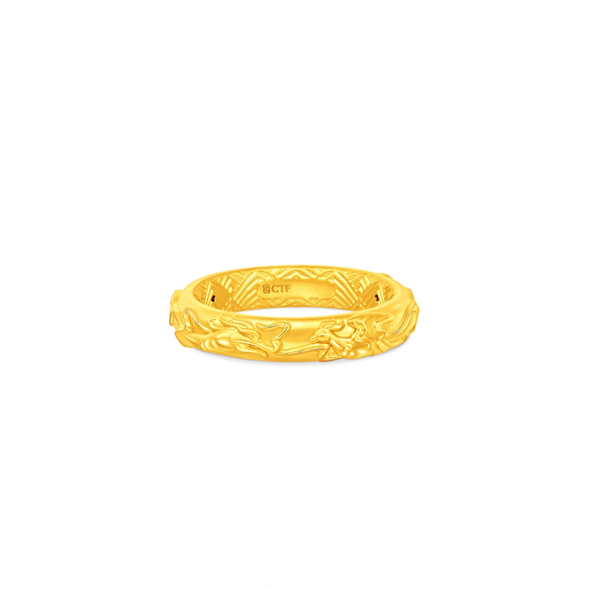 Dragon and Phoenix 999 Gold ring