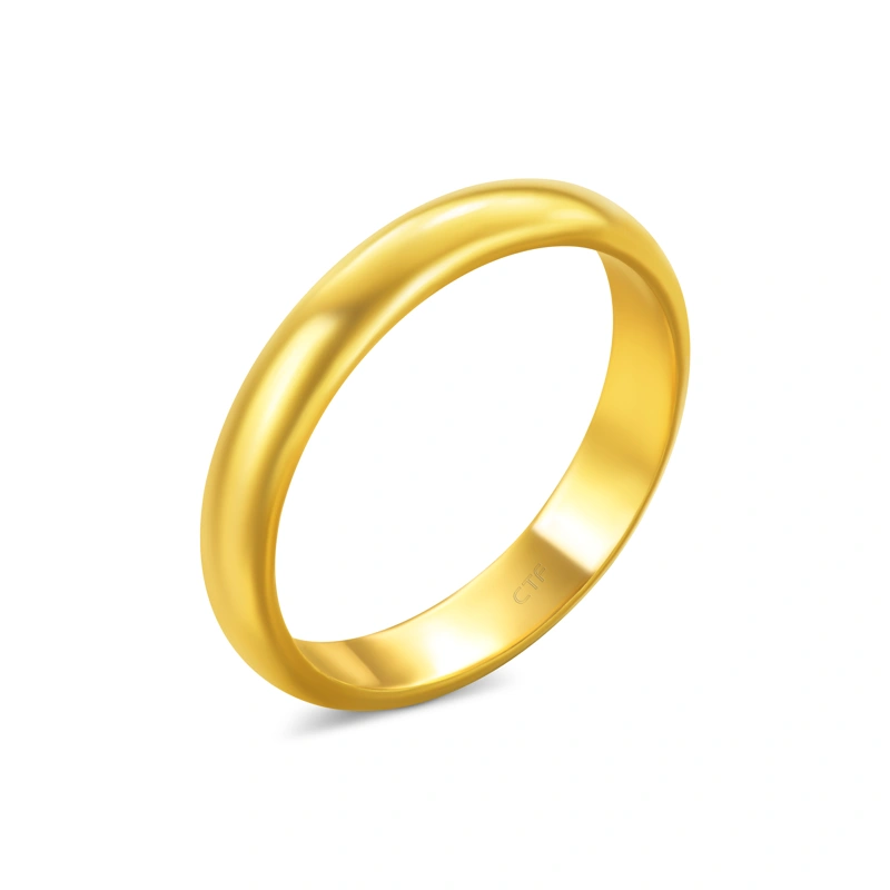 999.9 Gold ring